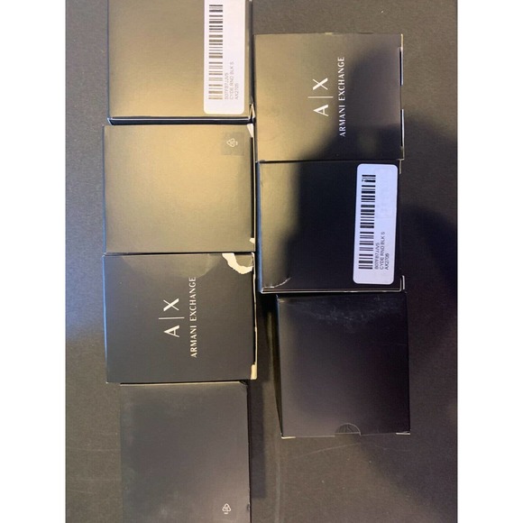 Armani Exchange Cayde Black Watch AX2705 NEW IN BOX Black Leather Strap - Picture 10 of 10